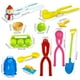 thumbnail image 5 of Juguetes Para Hacer Bolas De Nieve, 12 Uds., Clip De Bola De Nieve Para Niños Y Adultos, Regalo De Navidad Para Pelear Con Bolas De Nieve Al Aire Libre En Invierno Speravity HA046668-01, 5 of 6
