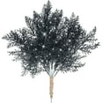 thumbnail image 1 of Nvzi Tallos de purpurina navideña, 20 piezas, púas de pino artificiales para relleno de adornos de árbol de Navidad (negro), 1 of 5