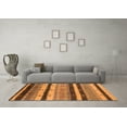 thumbnail image 3 of Ahgly Company Indoor Rectangle Oriental Orange Industrial Area Rugs, 7' x 9', 3 of 4