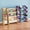 Blue and Navy Blue-56.7"W, 4 Shelves, 3-in-1, 12 Bins, variant on 3-in-1 Storage Organizer With 4 Shelves And 12 Bins Organizers 3-tier Bookshelf Bin Shelf Box Bookcase For Bedroom Playroom Organization Room Decor White