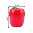 thumbnail image 2 of Gytml Vegetable Storage Containers For Refrigerator, Reusable Red Pepper Shapedpreservation Box, Food Storage Containers With Lids, Refrigerator Preservation Container Red-9.5x9.5x11.5, 2 of 3
