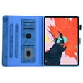 thumbnail image 2 of Dteck for iPad 10th Generation Case 10.9" 2022, Matte PU Leather Business Style Folio Stand Flip Cover Smart Case Auto Wake Sleep with Card Slots Pencil Holder for iPad 10th Gen 2022,Blue, 2 of 6