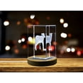 thumbnail image 4 of Sheep Serenity | 3D Engraved Crystal Keepsake, 4 of 6