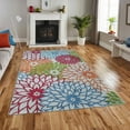 thumbnail image 3 of Mandala Machine Washable Area Rug 4'x6' - Non-Slip Low Profile Indoor Rug for Living Room - Stain-Resistant & Pet Friendly, 3 of 5