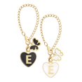 thumbnail image 1 of Accessoires de Lettres Réglables 2 Pcs Breloques Papillon pour Gobelet Nom Id Poignée Breloques Forme de Cœur Identification Accessoires Tasse Thé au Lait, 1 of 8
