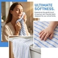 thumbnail image 5 of REGALWOVEN Cotton Striped Washcloths - 13" x 13" Soft & Absorbent Face Cloths for Bathroom, Kitchen White 4pk, 5 of 6