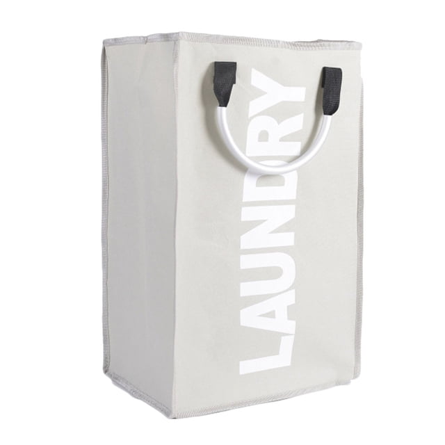 Cateissary Cesto de ropa sucia plegable, cesto de ropa sucia grande, cesto clasificador, bolsa de ropa sucia de tela Oxford con mango de aluminio Almacenamiento y organización del hogar