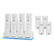 CTA WI-4DC Quadruple Remote Charger - Charging stand 4 x - 1800 mAh - for NINTENDO Wii Remote, Wii Remote with Wii MotionPlus
