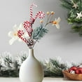 thumbnail image 5 of dajkiuy Artificial Christmas Tree Picks, Faux Greenery Floral Stems Snowy Holly Pine Needles for Xmas Tree Decoration Floral Arrangement Winter Wreath Decor, 5 of 6