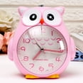 thumbnail image 4 of Reloj despertador infantil silencioso verde con luz nocturna, función de repetición y alarma fuerte, funciona con pilas., 4 of 5