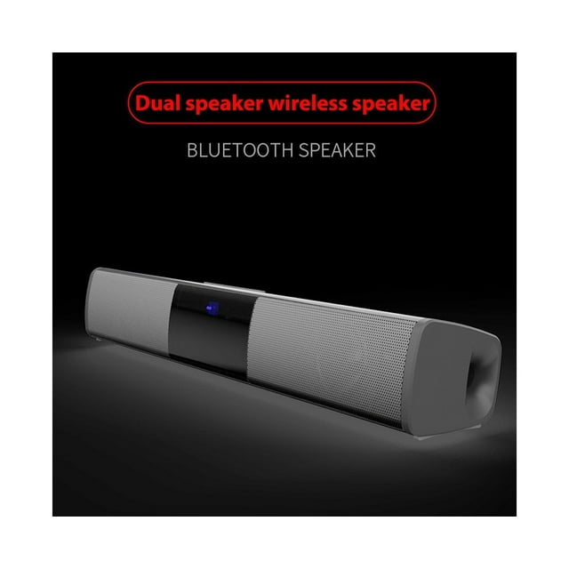 Home Theater Long Soundbar FM Radio Subwoofer Stereo Wireless Bluetooth-compatible Speaker-