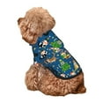 thumbnail image 5 of Fotbe Different Cats Christmas Print Small Dog Sweater Hoodies Pet Grey Hooded Soft Fleece Sweatshirts with Pocket Fall Winter Puppy Cat Sweaters Warm Clothes-Large, 5 of 7