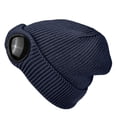 thumbnail image 4 of Beanie with Goggle Knitted Ski Hat Boggle Fall Outfits for Man & Women, 4 of 6