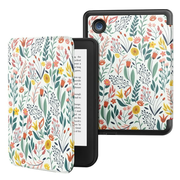 Funda MoKo para Kobo Clara BW/Clara Colour/Clara 2E 6 flores