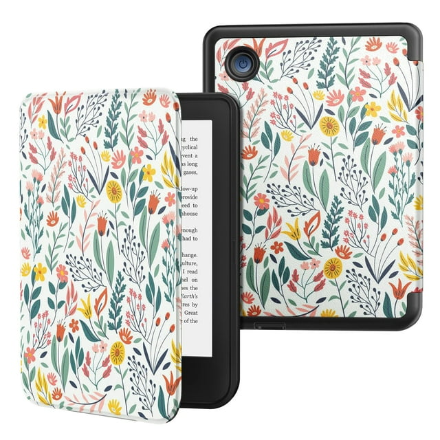 Funda MoKo para Kobo Clara BW/Clara Colour/Clara 2E 6 flores