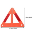 thumbnail image 2 of Minkissy 5Pcs High Visibility Reflective Triangle Warning Sign for Car Emergency Road Safety, 2 of 8