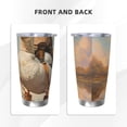 thumbnail image 3 of Logiee Hiking Duck Print 20OZ Car Cup with Lid, Stainless Steel Vacuum Insulated Double Wall Travel Tumbler, Durable Insulated Coffee Mug,Thermal Cup with Straw-Straw Two-piece Set, 3 of 8