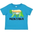 thumbnail image 3 of Inktastic Montana Lake and Trees in Bear Silhouette Boys or Girls Toddler T-Shirt, 3 of 5
