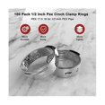 thumbnail image 5 of 100pack 1/2 Inch Pex Cinch Rings,304 Stainless Steel Pex Crimp Rings,pex Fitting Pinch Ring For Pex, 5 of 5