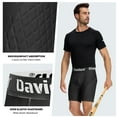 thumbnail image 4 of Davion Compression Shorts Men with Cup Pocket,Baseball Sliding Shorts for Men Football Biking Running（Black-2XL）, 4 of 5