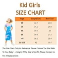 thumbnail image 2 of Mikrdoo Girls' Tie-Dye Midi Dress Summer Casual Short Sleeve Crew Neck Slim Sundress 6-12 Years, 2 of 7