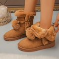 thumbnail image 6 of SACFOF Women's Mid-calf Winter Snow Boots Lightweight Warm Faux Fur Lining Pull on Comfortable Outdoor Booties Shoes for Women, 6 of 7