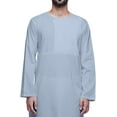 thumbnail image 2 of Atasi Mens Kurta Shirt Solid Engagement Clothing Long Sleeve KurtaÂ&nbsp;ForÂ&nbsp;Boys, 2 of 5
