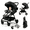 Black, variant on Baby Stroller Lightweight Travel Baby Pram with Cup Holder and Mosquito Net 0-36 Months,Support One-Touch Folding,Unisex,BLACK