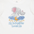 thumbnail image 4 of Inktastic My Babysitter Loves Me Cute Elephants Clouds Moon and Stars Boys or Girls Baby T-Shirt, 4 of 5