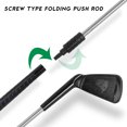 thumbnail image 3 of adviicd Telescopic Golf Children Indoor Practice Table Metal Sports Toy Set, 3 of 5