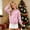 Pink, variant on BXJX Girls Christmas Sweaters Size 10-12, Knit Fall Winter Crew Neck Cute Pullover Xmas Tops