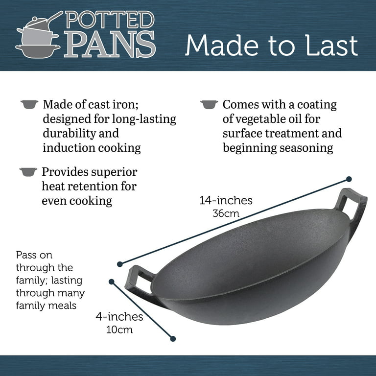 How to Season a Chinese Cast Iron Wok / Pan 