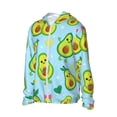thumbnail image 2 of Balery Cartoon Avocado Men's Women's UPF 50+ Sun Protection Lightweight Hoodie Performance Long Sleeve Shirt for Fishing Running-3X-Large, 2 of 9