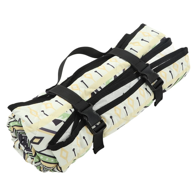 Manta de picnic al aire libre 4.7 pies x 4.7 pies de espesor 3 capas impermeable estera de picnic para camping parque viaje hierba