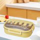 thumbnail image 4 of Border Student Bento Box Children Sealed Fruit Box Salad Box Work Microwave Lunch Box Chopsticks Dip Container Cute Kids Bento Lunch Box, 4 of 5