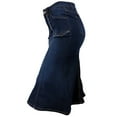 thumbnail image 2 of Fashion2Love Women's Juniors/Plus Size Middle - Length Stretch Denim Pencil Skirt, 2 of 7