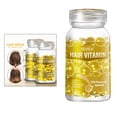 thumbnail image 3 of Tratamiento Anti Encrespamiento Cabello Suave Y Cápsula Esencia Argan Aceite de Aguacate Acondicionamiento - dorado Yinane tratamiento capilar suero capilar, 3 of 8