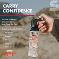 thumbnail image 6 of SABRE Frontiersman MAX Bear Spray and Mountain Lion Deterrent, 9.2 oz, 40 ft Range, Maximum Strength, 1 Ct, Bear Spray, Adult, 6 of 7