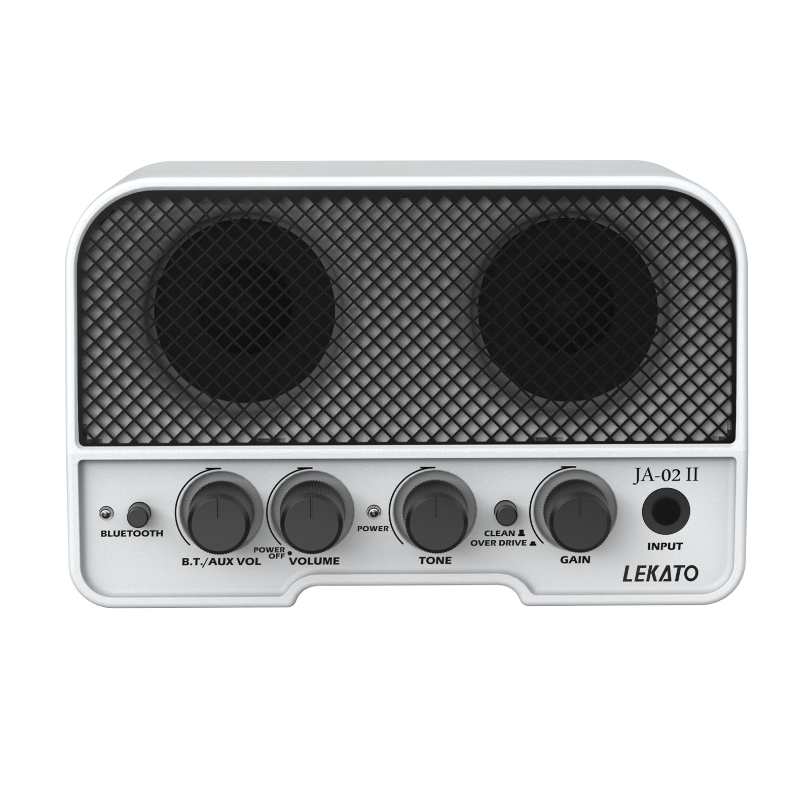 LEKATO Mini Guitar Amp 5W Rechargeable Electric Guitar Amplifier Clean&Overdrive Effects Bluetooth Guitar Amp Portable for Daily Practice