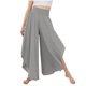 thumbnail image 2 of ICHUANYI Clearance Women High Waisted Yoga Pants Hippie Pilates Trousers Boho Beach Irregular Elastic Waist Pants(Gray, S) ICHUANYI WER2023080907898, 2 of 7