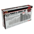 thumbnail image 7 of Performance Tool W7540 28-Piece Punch and Chisel Set - Strong 6150 Chrome Vanadium Steel, Heat Treated and Tempered, with Storage Tray Included, 7 of 7