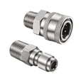 thumbnail image 4 of Eigraketly Plata 3/8 pulgadas accesorios de conexión de máquina de limpieza de alta presión 1 Uds Artesanía, 4 of 6
