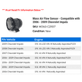 thumbnail image 2 of Mass Air Flow Sensor - Compatible with 2006 - 2009 Chevy Impala 2007 2008, 2 of 2