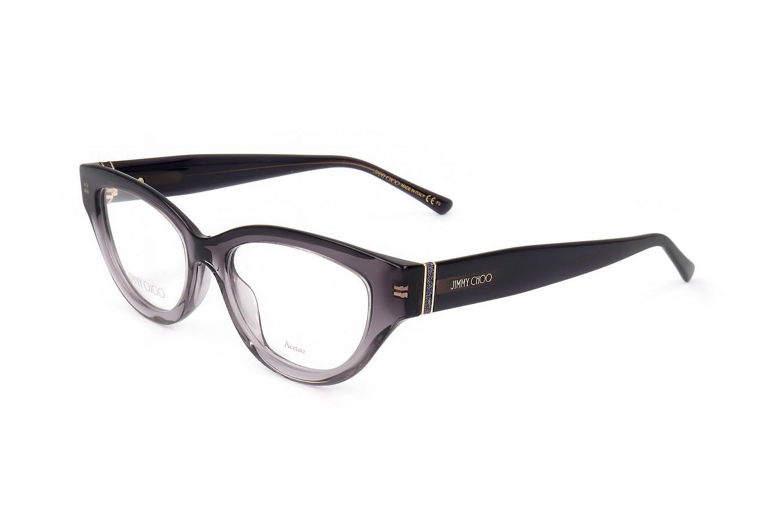 Jimmy Choo Unisex Silver Tone Round Eyeglass Frames JC230 