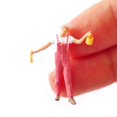 thumbnail image 4 of Wweixi 1/87 Diorama Graffiti Figure Characters Resin People Train Layout Pink 1Set, 4 of 6