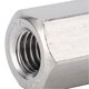 thumbnail image 3 of 5PCS Hex Coupling Nut M10 X 1.5 17 L30mm Rustproof Stainless Steel Connector Nut for Threaded Rod, 3 of 5