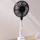 thumbnail image 4 of Ventilador enfriador de aire Ventilador de escritorio portátil USB recargable para oficina/dormitorio (negro), 4 of 7