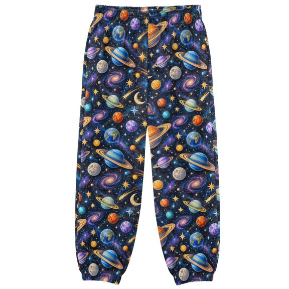 Cosmic Starry Sky Boys Pants Kids Casual Sweatpants Joggers Toddler Sports Pants 3-10 Years