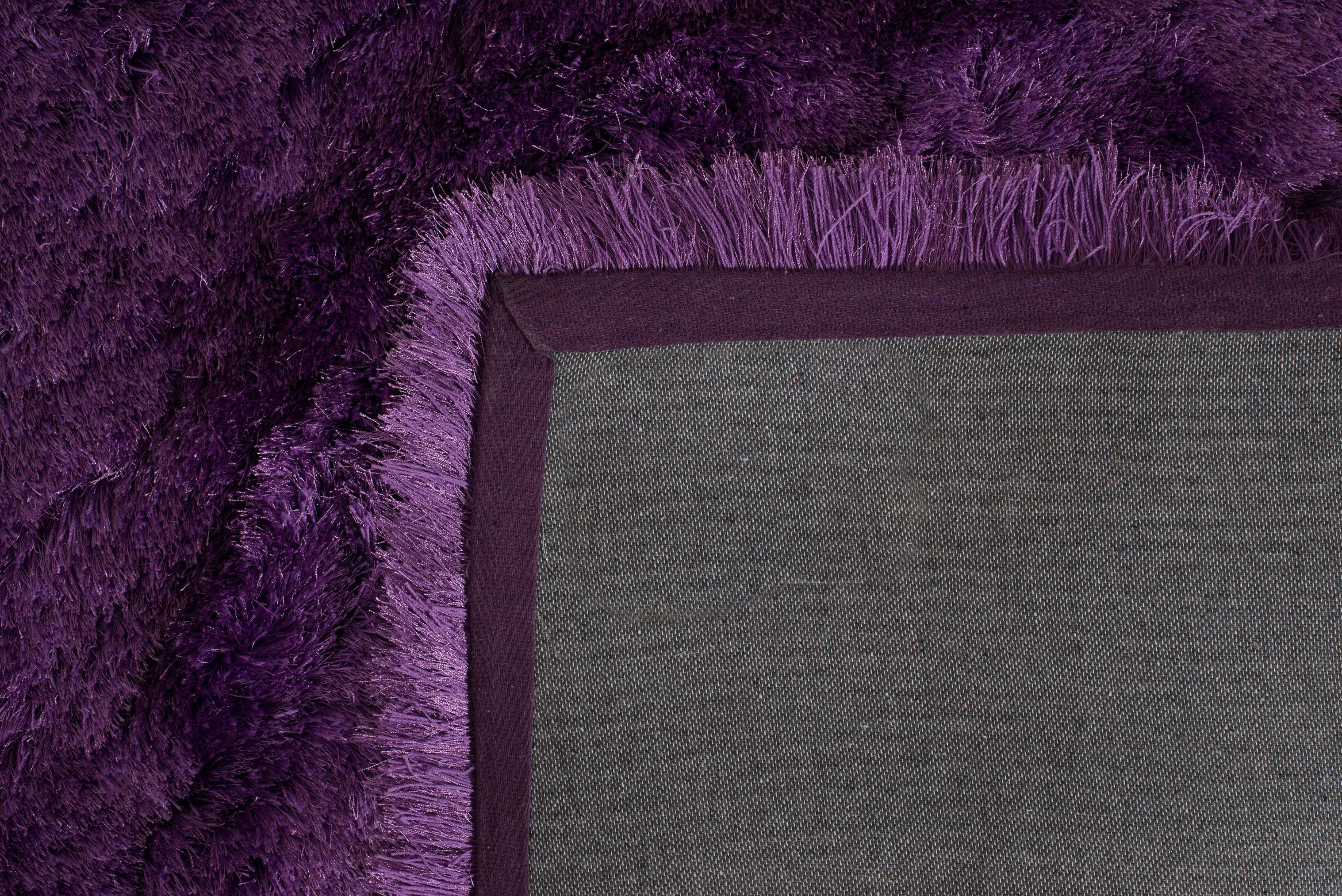 United Weavers Benella Nubia Purple Woven Polyester Shag Area Rug