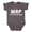 Charcoal, variant on Funny Baby Bodysuit WAP (Wet and Poopy) Graphic Baby Onesie for Infants